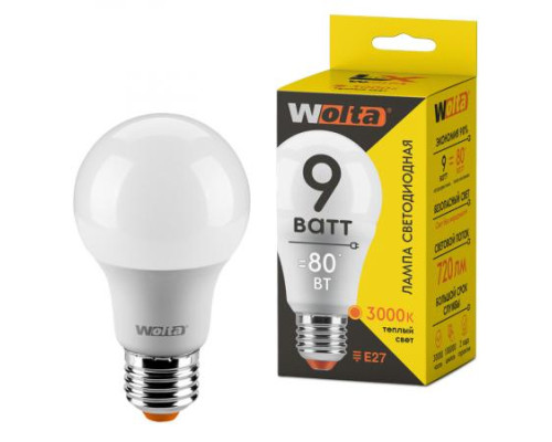 Светодиодная лампа WOLTA 30Y60BL9E27