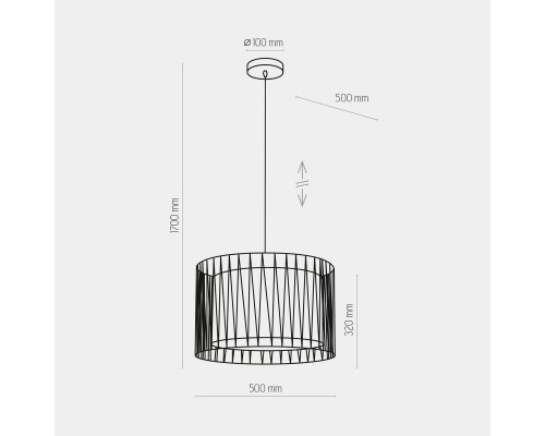 Подвесной светильник TK Lighting 1655 Harmony Black