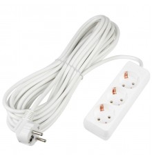 Удлинитель Uniel Ultra 3гн х 10м с/з S-GCU3-10 White UL-00010004