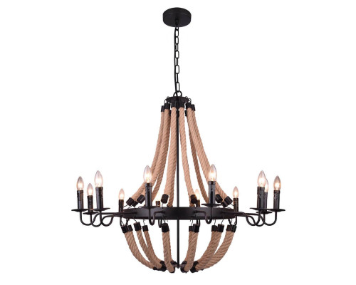 Подвесная люстра Arte Lamp Marsiglia A8956LM-12BK Подвесная люстра Arte Lamp Marsiglia A8956LM-12BK