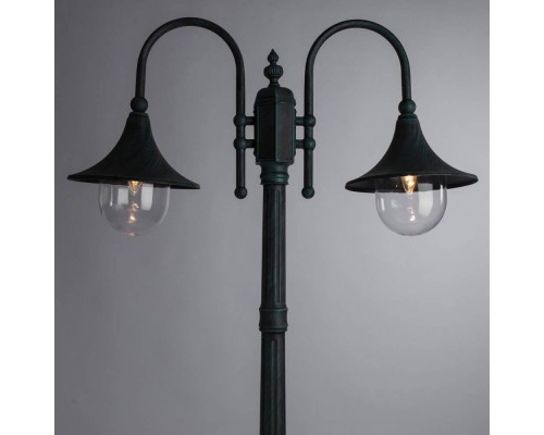 Садово-парковый светильник Arte Lamp Malaga A1086PA-2BG