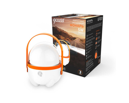 Кемпинговый светодиодный фонарь Gauss GF001 Кемпинговый светодиодный фонарь Gauss GF001