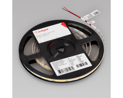 Светодиодная лента Arlight 11W/m 252Led/m 2835SMD дневной белый 5M UL-A252-10mm 24V Day5000 042316 Светодиодная лента Arlight 11W/m 252Led/m 2835SMD дневной белый 5M UL-A252-10mm 24V Day5000 042316