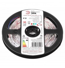 Светодиодная лента ЭРА 7,2W/m 30LED/m 5050SMD RGB 5M LS5050-7,2-30-12-RGB-IP20-1 year-5m Б0035602