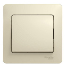 Выключатель одноклавишный Systeme Electric Glossa 10A 250V бежевый GSL000212