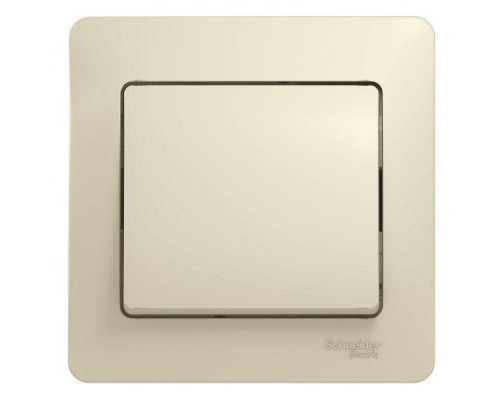 Выключатель одноклавишный Systeme Electric Glossa 10A 250V бежевый GSL000212 Выключатель одноклавишный Systeme Electric Glossa 10A 250V бежевый GSL000212