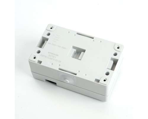 Блок розетка-выключатель Stekker серый-графит PST16-11-54/10-121-54 32761