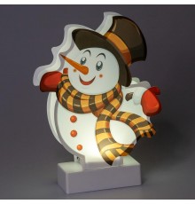 Светодиодная новогодняя фигура ЭРА EGNDS-08 Снеговичок 1 LED Б0051932