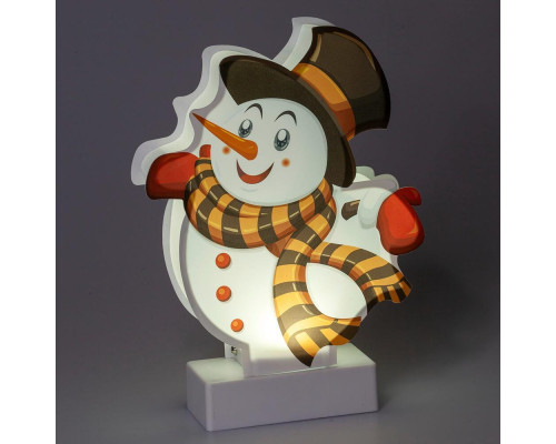 Светодиодная новогодняя фигура ЭРА EGNDS-08 Снеговичок 1 LED Б0051932 Светодиодная новогодняя фигура ЭРА EGNDS-08 Снеговичок 1 LED Б0051932
