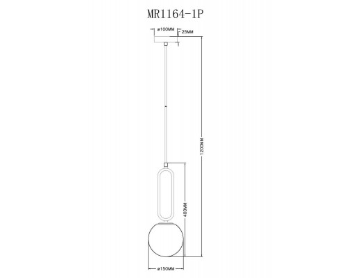 Подвесной светильник MyFar Pierre MR1164-1P