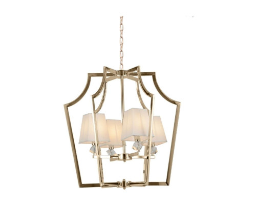 Подвесная люстра Lumina Deco Montero LDP 1249-4 GD+WT Подвесная люстра Lumina Deco Montero LDP 1249-4 GD+WT