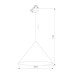 Подвесной светильник TK Lighting 10087 Cono