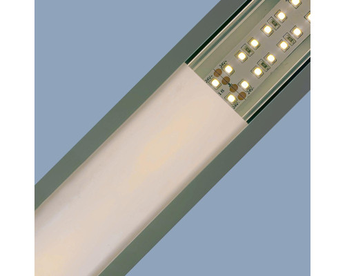 Профиль круглый универсальный с рассеивателем серебро 1м. Apeyron 08-17