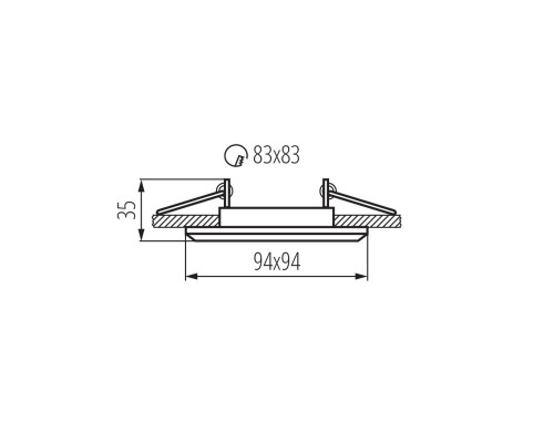 Точечный светильник Kanlux ALREN DTL-W 26753 Точечный светильник Kanlux ALREN DTL-W 26753