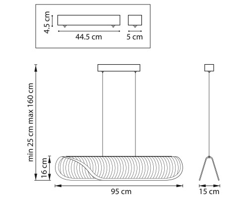 Подвесная светодиодная люстра Lightstar Varese 731413 Подвесная светодиодная люстра Lightstar Varese 731413