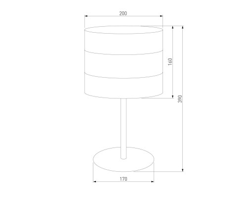 Настольная лампа TK Lighting 5054 Tago Black Настольная лампа TK Lighting 5054 Tago Black
