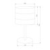Настольная лампа TK Lighting 5054 Tago Black
