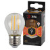 Лампа светодиодная филаментная ЭРА E14 9W 2700K прозрачная F-LED P45-9w-827-E14 Б0047020