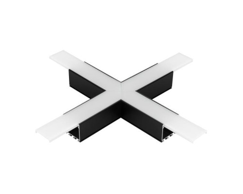 Коннектор X-образный Arlight PLS-Lock-H25-Х90 Black 031269 Коннектор X-образный Arlight PLS-Lock-H25-Х90 Black 031269