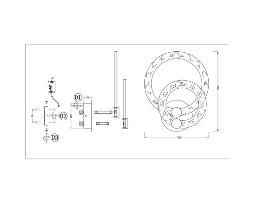Настенный светильник Seven Fires Мейна SF7015/2W-WT Настенный светильник Seven Fires Мейна SF7015/2W-WT