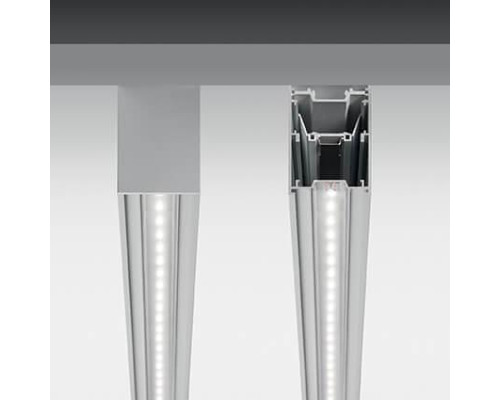 Подвесной светодиодный светильник Ideal Lux Fluo Bi-Emission 1800 4000K Al 192680 Подвесной светодиодный светильник Ideal Lux Fluo Bi-Emission 1800 4000K Al 192680