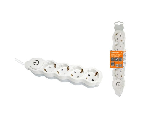 Удлинитель TDM Electric Люкс УЛ04В 4гн 10м с/з SQ1303-0183 Удлинитель TDM Electric Люкс УЛ04В 4гн 10м с/з SQ1303-0183