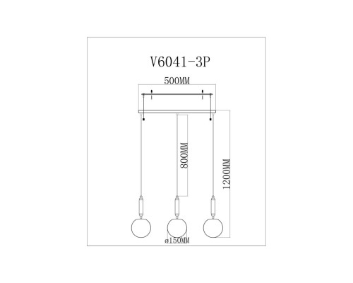 Светильник подвесной Moderli Scrumbel V11566-3P Светильник подвесной Moderli Scrumbel V11566-3P
