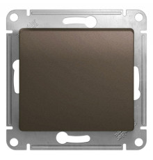 Выключатель одноклавишный Systeme Electric Glossa 10A 250V шоколад GSL000811