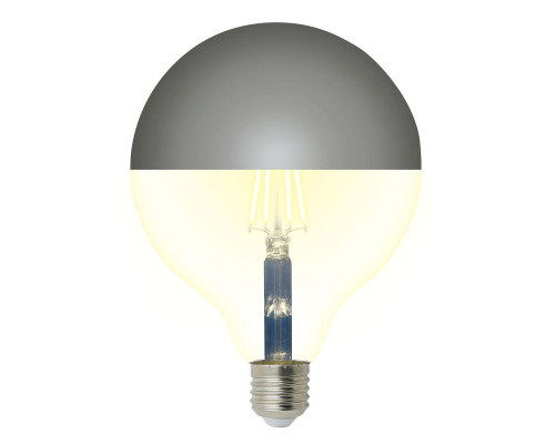 Лампа светодиодная Uniel E27 4W 4000K зеркальная LED-G125-4W/4000K/E27/CL MIRROR/CHROME PLS02WH UL-00011794 Лампа светодиодная Uniel E27 4W 4000K зеркальная LED-G125-4W/4000K/E27/CL MIRROR/CHROME PLS02WH UL-00011794