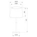 Настольная лампа Arte Lamp Connor A2102LT-1WH