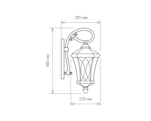 Уличный настенный светильник Elektrostandard Virgo D капучино a031921 Уличный настенный светильник Elektrostandard Virgo D капучино a031921