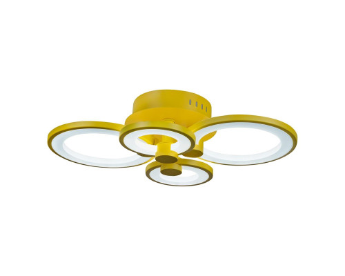 Потолочная светодиодная люстра iLedex Ring A001/4 Yellow