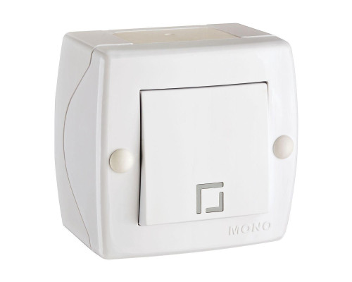 Выключатель Mono Electric Octans IP20 одноклавишный белый 104-010101-100 Выключатель Mono Electric Octans IP20 одноклавишный белый 104-010101-100