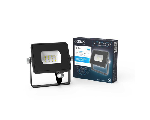 Прожектор светодиодный Gauss Qplus 10W 6500К 690511310 Прожектор светодиодный Gauss Qplus 10W 6500К 690511310