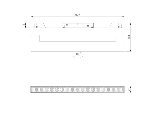Трековый светодиодный светильник Elektrostandard Slim Magnetic 85196/01 a066588 Трековый светодиодный светильник Elektrostandard Slim Magnetic 85196/01 a066588