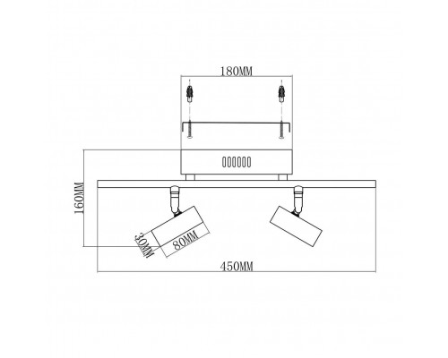 Светодиодный спот Moderli Right V5045-2WL