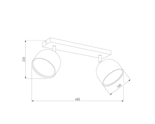 Спот TK Lighting 3415 Altea White