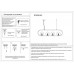 Подвесная люстра Kink Light Калле 07638-4C
