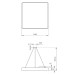 Подвесной светодиодный cветильник Geometria ЭРА Quadro SPO-164-B-40K-110 110Вт 4000К черный Б0050589
