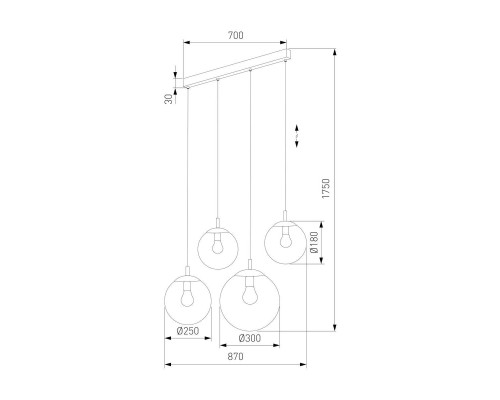 Подвесной светильник TK Lighting 5381 Esme Подвесной светильник TK Lighting 5381 Esme