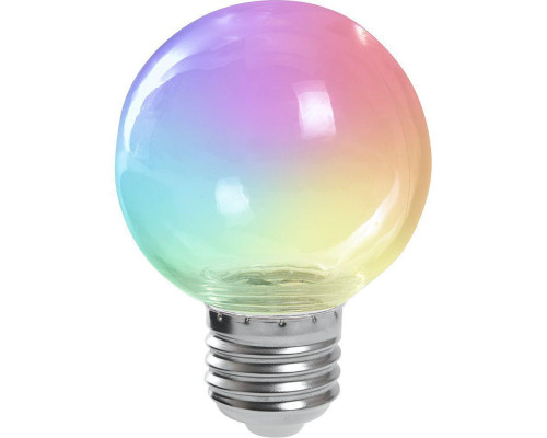 Лампа светодиодная Feron E27 3W RGB прозрачный LB-371 38130 Лампа светодиодная Feron E27 3W RGB прозрачный LB-371 38130