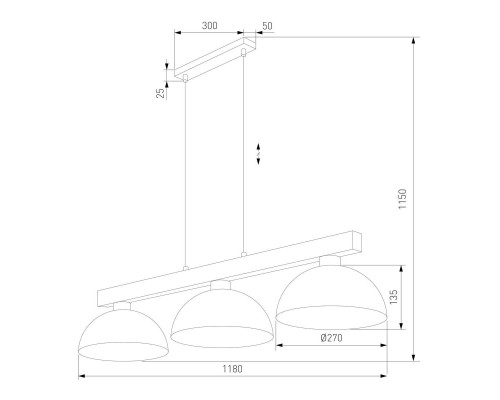 Подвесной светильник TK Lighting 4710 Oslo