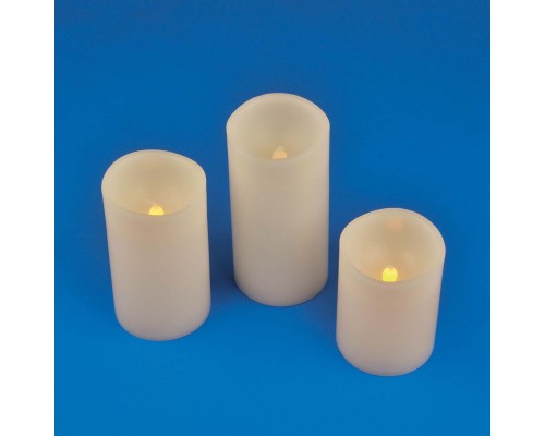 Фигурка светодиодная «Свеча» 7,5х15,1см Uniel ULD-F050 Warm White Candle Set3 UL-00007256