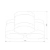 Потолочная люстра TK Lighting 853 Tago White