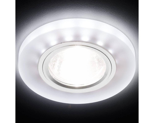 Встраиваемый светодиодный светильник Ambrella light Led S214 WH/CH/WH Встраиваемый светодиодный светильник Ambrella light Led S214 WH/CH/WH