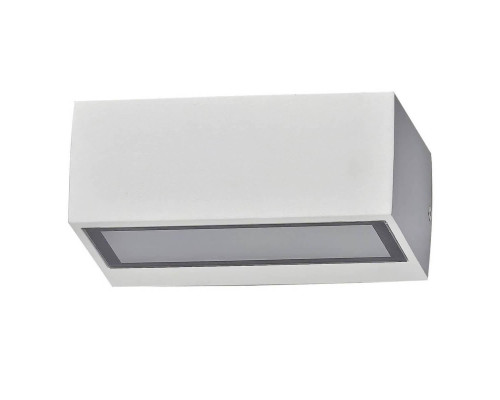 Уличный настенный светильник Ideal Lux Twin Ap1 Big Bianco 115351 Уличный настенный светильник Ideal Lux Twin Ap1 Big Bianco 115351