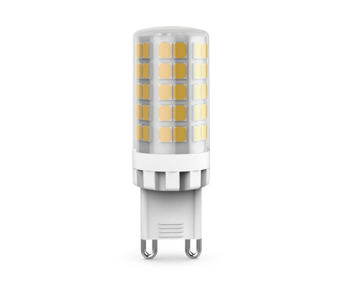 Лампа светодиодная Gauss G9 5,5W 3000К прозрачная 107009106