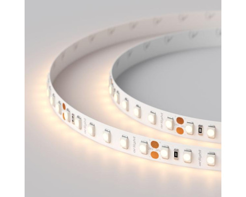 Светодиодная лента Arlight 9,6W/m 120LED/m 3528SMD теплый белый 5M 010346(2) Светодиодная лента Arlight 9,6W/m 120LED/m 3528SMD теплый белый 5M 010346(2)
