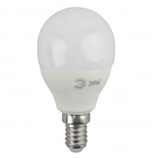Лампа светодиодная ЭРА E14 10W 4000K матовая LED P45-10W-840-E14 R Б0050233
