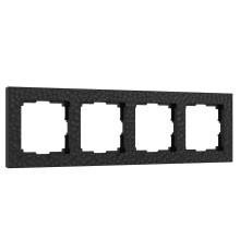 Рамка Werkel Hammer на 4 поста черный W0042408 4690389163494